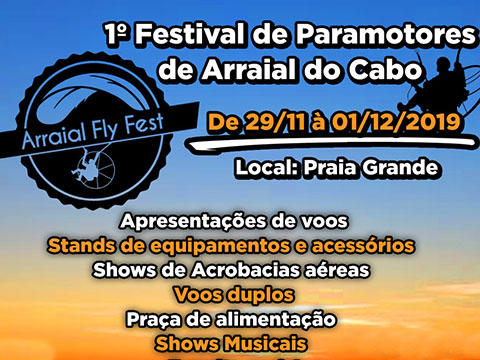 1º Festival de Paramotores de Arraial do Cabo